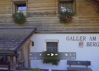 Video Galler am Berg - Farm Holiday